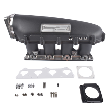进气歧管 Ultra Race Intake Manifold Black Replacement for Honda Civic Si 2002-2005, Acura RSX TSX 2002-2006 K20A2