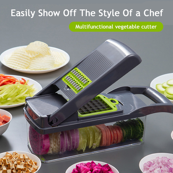 15合1蔬菜水果切割机食物洋葱蔬菜切菜丁厨房切片机-8