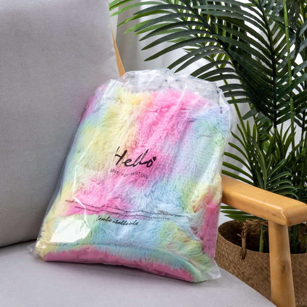 长毛毛毯   独角兽水晶绒款   130x160cm-1