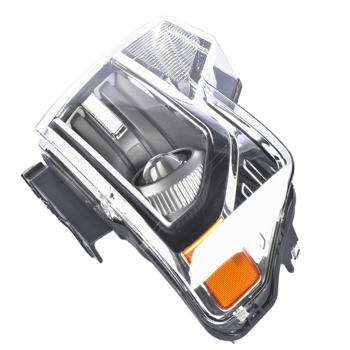 汽车大灯 Right Side HID/Xenon Chrome Projector Headlight Replacement for 2013-2014 Ford F-150 DL3Z13008AB FO2519120
