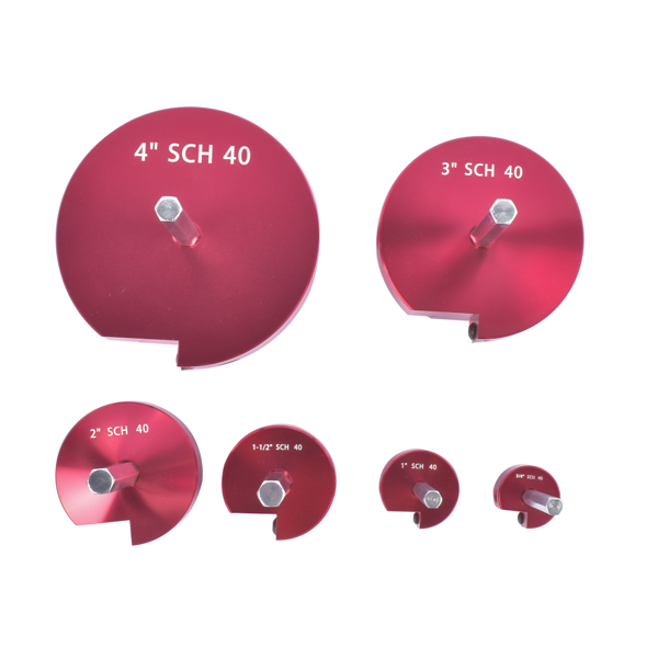 管道铰刀 04529 PPRK6 Plastic Pipe Fitting Reamer 6 Piece Kit Fit for Standard 1/2" Drills PPR75 PPR100 PPR150 PPR200 PPR300 PPR400-10