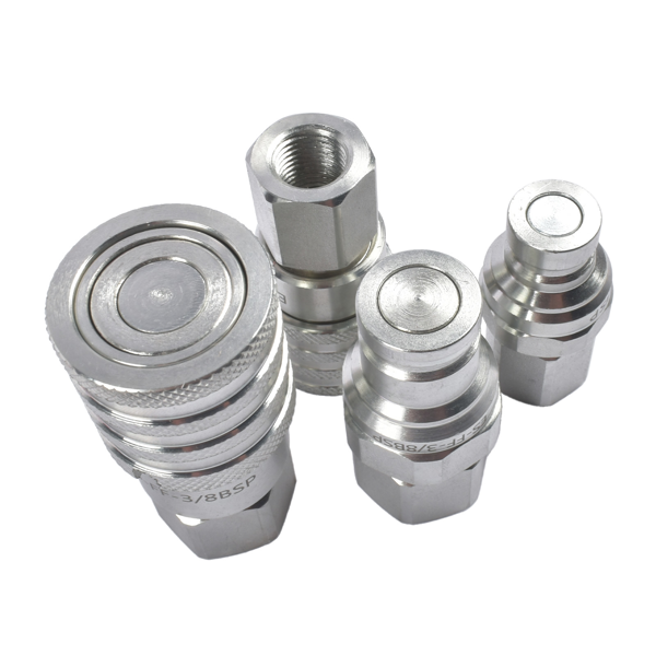 连接软管套件 2 Three Way Diverter Valves Fit for 1-2 Ton Mini Excavator w/ Quick Connects Alloy-8