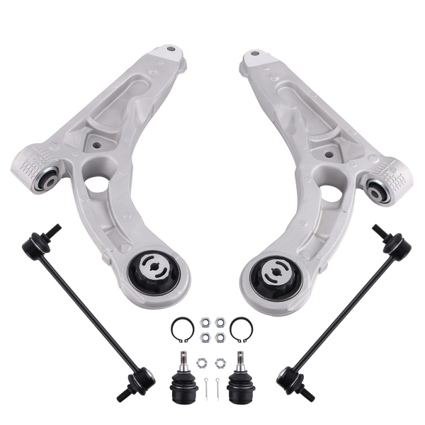 2件式前悬挂控制臂（含防倾杆连接杆）适用于2014-2018款Jeep切诺基四驱版-1