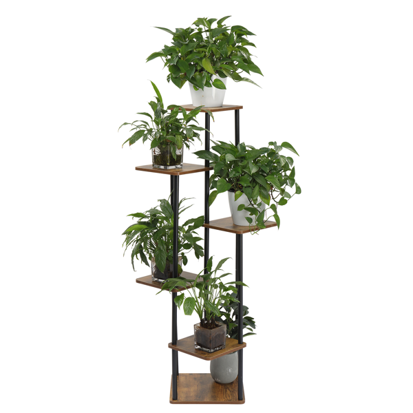 6层 铁木 116*30*30cm 铁木植物架-4