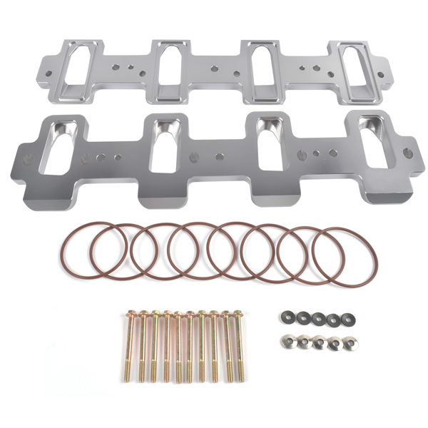 进气歧管垫片 Intake Manifold Adapters Fit for LS Cathedral Port Cylinder Head to Rectangle Port Chevrolet Corvette Camaro SS Pontiac G8 GXP 551316-8