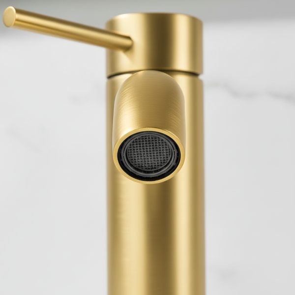 单柄浴室水龙头卫生间水龙头不锈钢单孔T10，拉丝金【周末不发货，TK/TEMU订单仅支持自提】-4