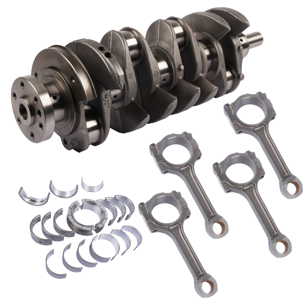 曲轴套装 Engine Crankshaft with Con Rods Bearings Kit Fit for GMC Terrain Buick LaCrosse Regal Verano Chevrolet Captiva Sport Cobalt Equinox HHR Impala Malibu Pontiac G5 G6 Saturn Aura Ion 12578182-9