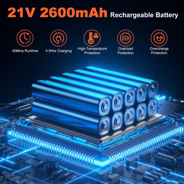 （自提可发加拿大，temu&tk下自提单）500W无线除雪铲 - 铲面宽11英寸×深6.3英寸，抛雪距离26英尺，±45°可旋转导板，续航40分钟，折叠式轻量设计（7.5磅），适用于车道/庭院/台阶，附安全手套及护目镜-9