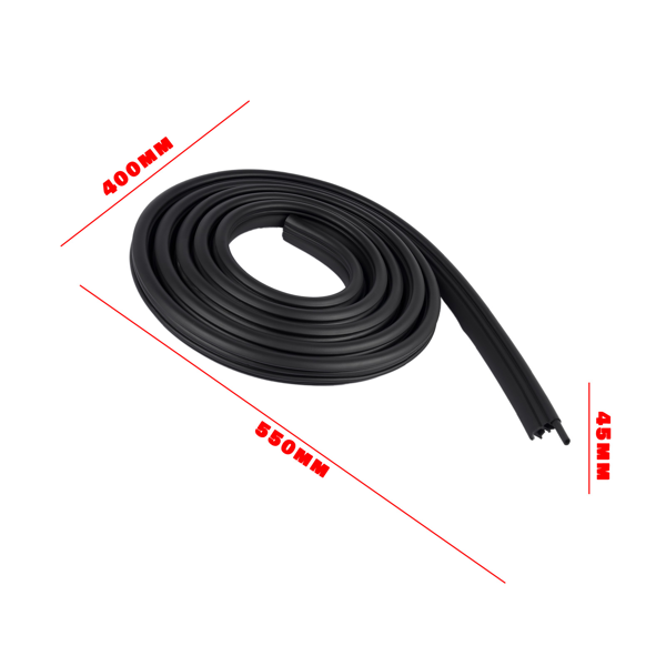 车门密封条 Front Door Weatherstrip Seal LH or RH Side Fit for Chevy Silverado GMC Sierra 1500 2500 HD 3500 HD Black 22766400 22766399 G3161-3