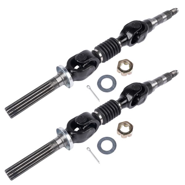 驱动轴 2Pcs Rear Axle Fits for Kubota RTV900 1100 1140 CPX Orange 4x4 All Years-5