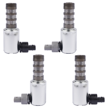 凸轮轴电磁阀 4 Pcs Variable Valve Timing Solenoid Replacement for 2011-2017 Ford F-150 Explorer 3.5L AT4Z6M280A
