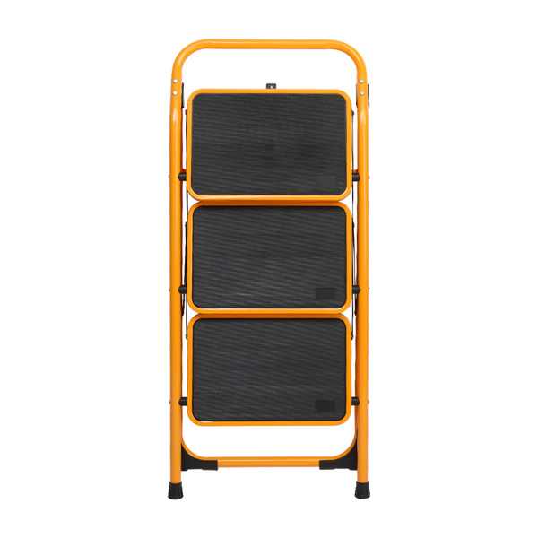 3踏步铁梯低扶手 姜黄色-6