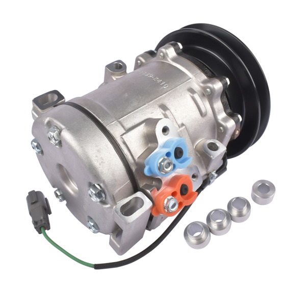 汽车空调压缩机 AC Compressor 24V 20Y-810-1260 20Y-979-6121 Fit for Komatsu PC160 PC450 10S15C R134a-3
