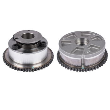 凸轮轴调节器 Pair CVVT Gears Intake+Exhaust Fit for Hyundai Elantra Kona Veloster Kia Forte5 Forte Seltos Soul 2.0L 2017-2022 243702E020 243502E700