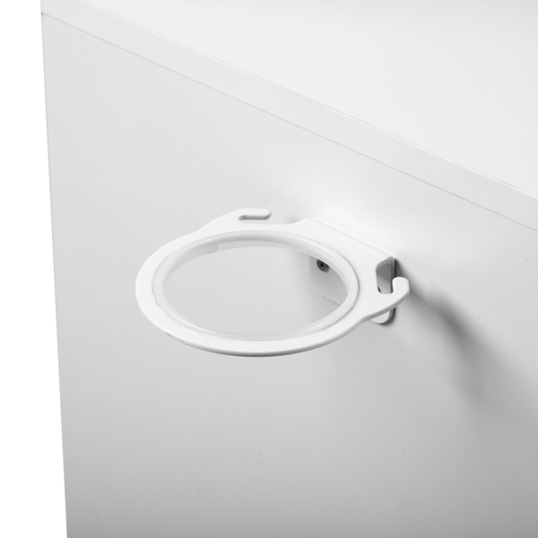 15厘E0刨花板麻面 转角三层1门一抽 沙龙柜 白色-10