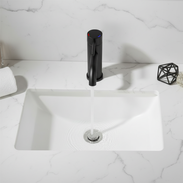 单柄浴室水龙头卫生间水龙头不锈钢单孔T10，哑光黑色【周末不发货，TK/TEMU订单仅支持自提】-6