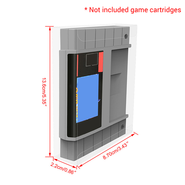 SNES游戏卡保护盒 SNES Cartridge Protector【适用于美版SNES 游戏卡】5个（tk/temu下自提）（周末不发货）-4