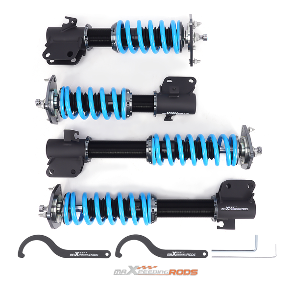 全套可调避震器 24段阻尼套件 适用于斯巴鲁翼豹WRX 2002-2007款 森林人 2003-2008款-2