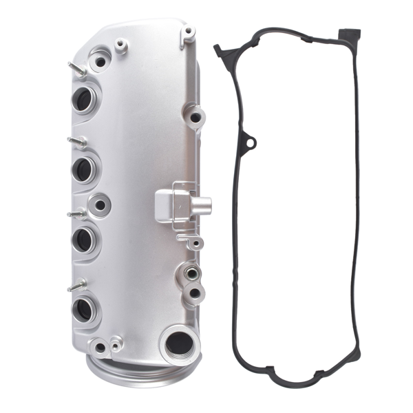 气门室盖 Aluminum Engine Valve Cover with Gaskets Replacement for 2001-2005 Honda Civic L4 1.7L 12310PLC000-3
