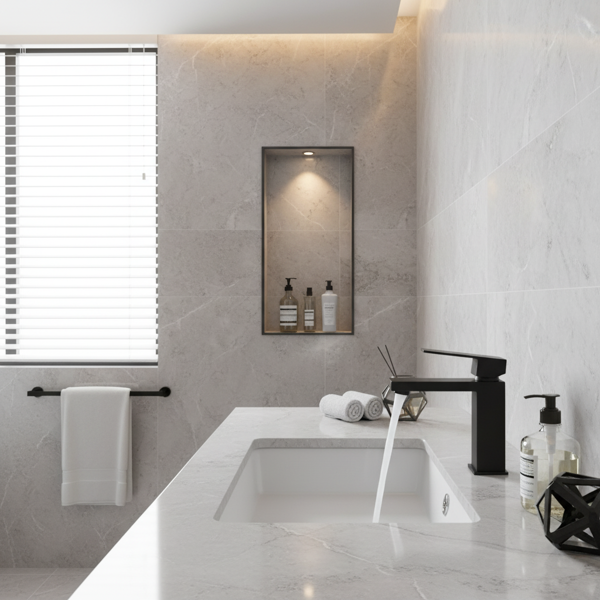 单柄浴室水龙头卫生间水龙头不锈钢单孔-T20，哑光黑色【周末不发货，TK/TEMU订单仅支持自提】-9