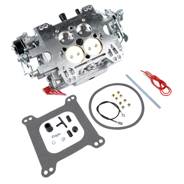 化油器 #1906 650 CFM 4 Barrel Carburetor, Electric Choke Replacement for 1980-1989 GMC Chevrolet-6