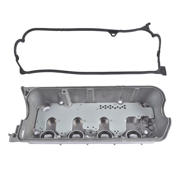 气门室盖 Aluminum Engine Valve Cover with Gaskets Replacement for 2001-2005 Honda Civic L4 1.7L 12310PLC000-8