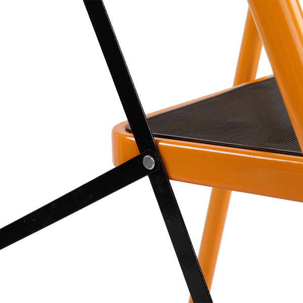 3踏步铁梯低扶手 姜黄色-8