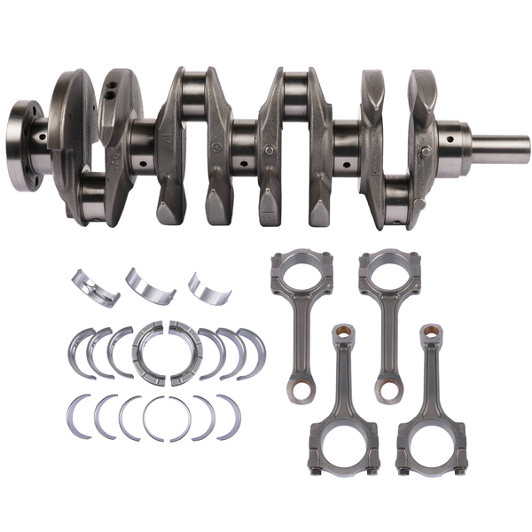 曲轴套装 Engine Crankshaft with Con Rods Bearings Kit Fit for GMC Terrain Buick LaCrosse Regal Verano Chevrolet Captiva Sport Cobalt Equinox HHR Impala Malibu Pontiac G5 G6 Saturn Aura Ion 12578182-1
