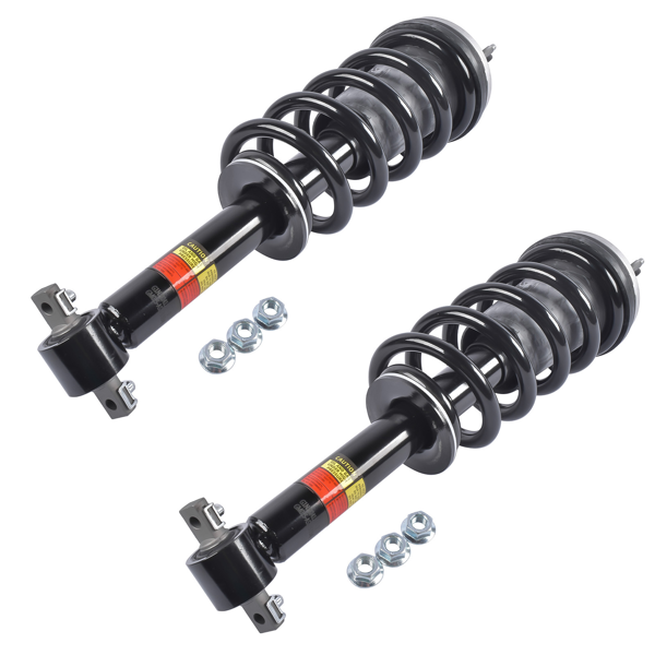 减震器 2Pcs Front Suspension Strut and Coil Spring Assembly Fit for Cadillac Escalade Chevy Suburban Tahoe Yukon 2021-2024 Black-2