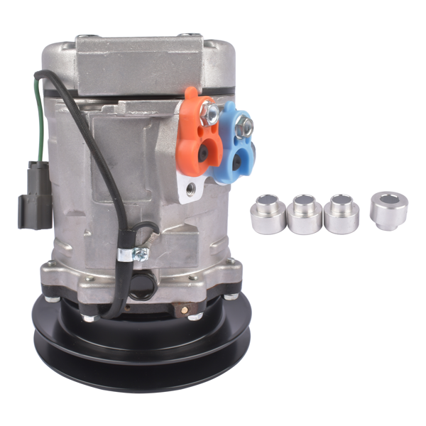 汽车空调压缩机 AC Compressor 24V 20Y-810-1260 20Y-979-6121 Fit for Komatsu PC160 PC450 10S15C R134a-5