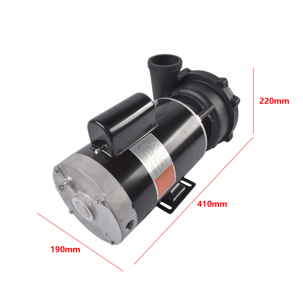 泳池水泵 Spa Pump 3721221-1D 56-Frame 3 HP 230 Volts 2-Speed with 2" Intake 2" Discharge-3