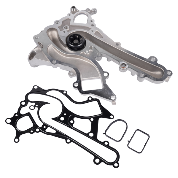 水泵 Engine Water Pump with Gasket Fits for Mercedes-Benz SL S GL GLE GLC GLS E C CLS ML V6 3.0L 2015-2020 2762000801 A2762000801-4