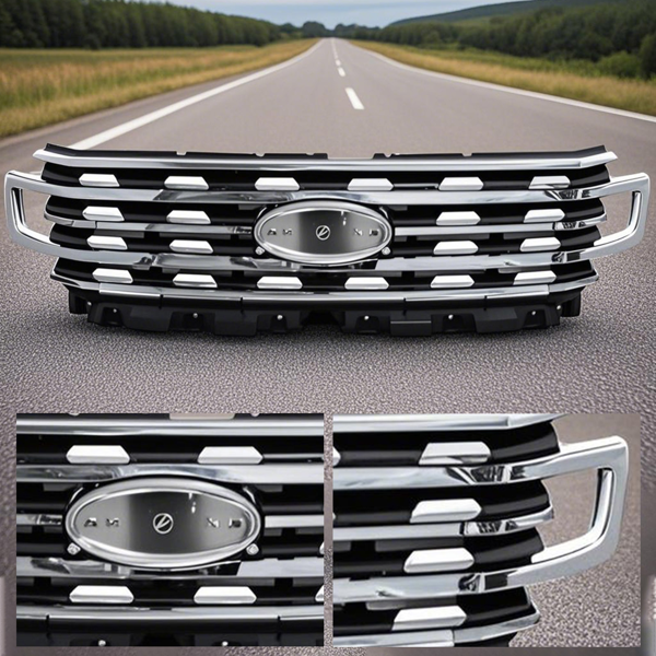 福特远征2018-2021前保险杠格栅上部格栅镀铬LL1Z8200BB-11