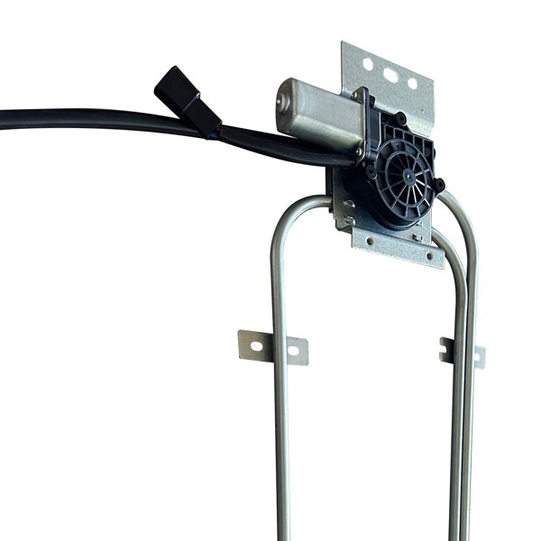 玻璃升降器 Front Right Passenger Side Power Window Regulator w/ Motor Fit for Freightliner Cascadia Electric with Motor Bolt On Steel Plastic A18-67226-003 A18-27226-001-6