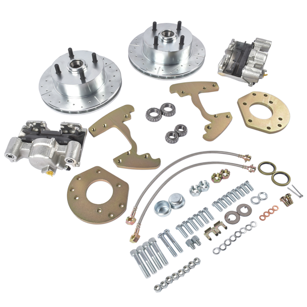 刹车盘套装 Front Disc Brake Changeover Replacement for Ford Falcon 1960-1965 4 Lug 6 Cylinder Spindle-7