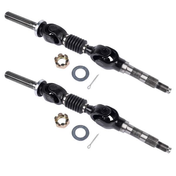 驱动轴 2Pcs Rear Axle Fits for Kubota RTV900 1100 1140 CPX Orange 4x4 All Years-2