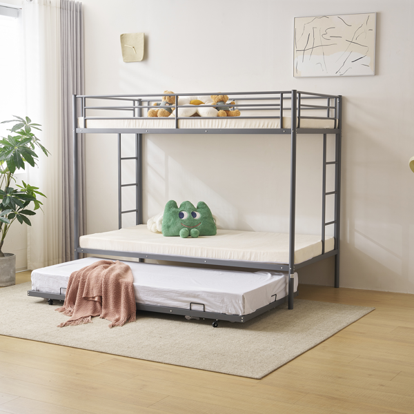 【同款编码：88733738】灰色 Twin&Daybed 双层上下床 铁床 美国 单独Daybed-15