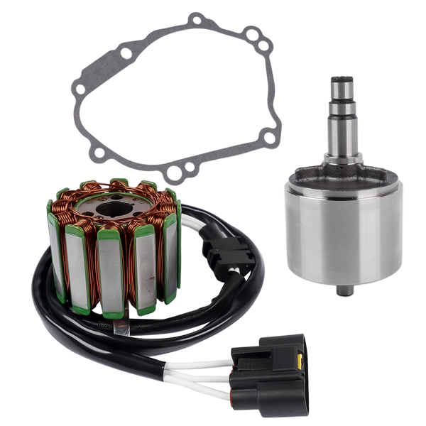 定子线圈和飞轮 Stator & Flywheel Gasket Fit for Yamaha YZF R1 50th Anniversary Limited Edition 2006-7