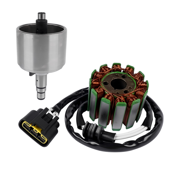 定子线圈和飞轮 Magneto Stator Flywheel Rotor Fit for Yamaha YZF R1 2D1-81410-10-00 2SH-81450-00-00-1
