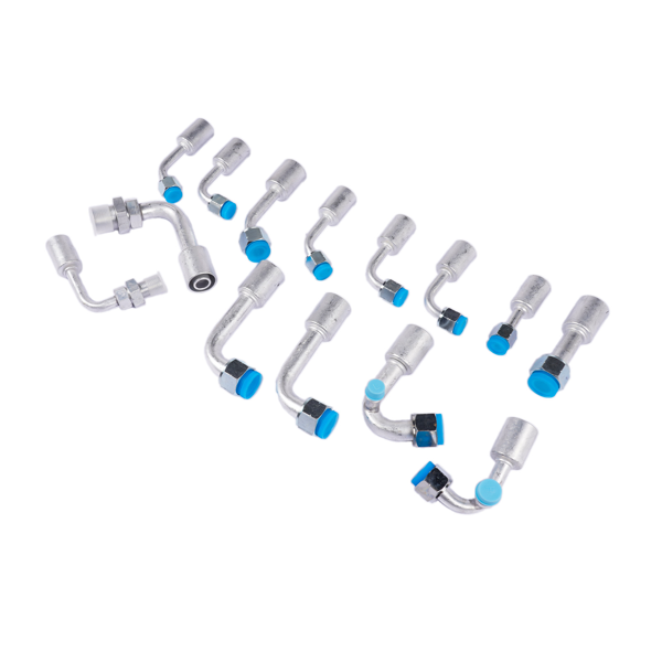 空调软管 Universal 134a Air Conditioning Hose Kit R-Ring & Fittings & Drier & AC Hose Kit-9