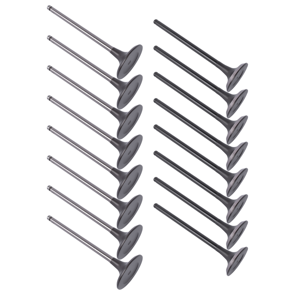 进排气门套装 Intake & Exhaust Valves Fit for Kia Optima Rondo 2006-2009 Hyundai Sonata 2006-2007 2.4L 2359CC L4 DOHC 2221225040 2221125000-3