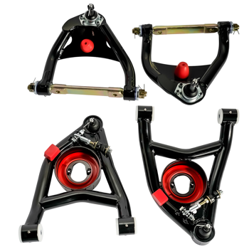 A Body Gto Heavy Duty Tubular Upper & Lower Control Arms Chevelle Fit for GM 1964-72 Buick Gran Sport Skylark Special Chevy Chevelle El Camino Malibu Olds 442 GTO LeMans