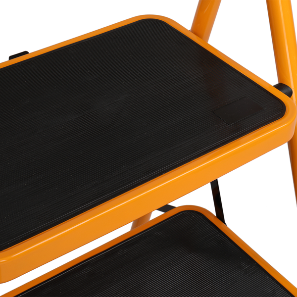 3踏步铁梯低扶手 姜黄色-11