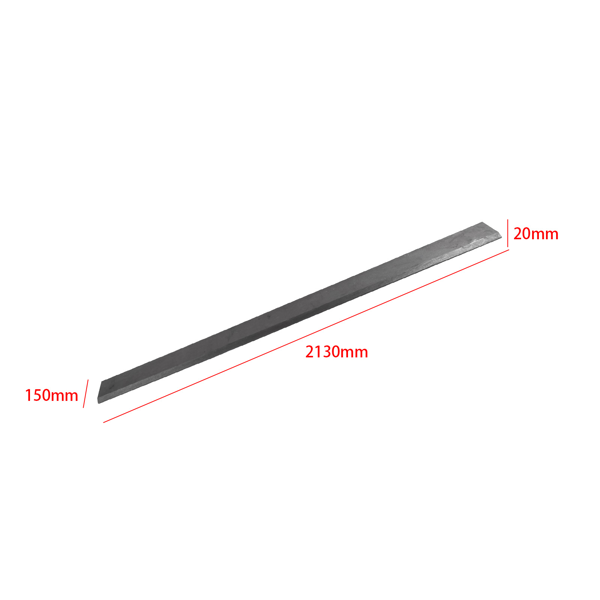 刀板 Cutting Edge Bucket Hardened Unpainted 30MnB Silver Fits for Skid Steer Loader 84"x6"x3/4"-4