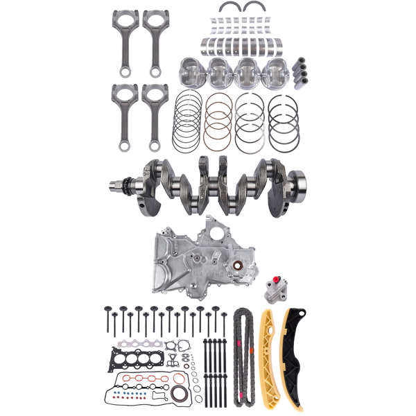 曲轴套装 Crankshaft + Oil Pump +Engine Rebuild Kit +Gasket Set Fit for Hyundai Veloster 2012-2017-5
