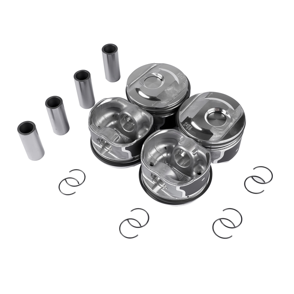 活塞套装 Pistons & Rings Set Fits for Buick Envision Regal Cadillac CTS ATS Chevy Camaro Equinox Traverse Malibu GMC Terrain Cadillac ATS CTS CT6 2.0L L4 2013-2020 12652809 12569638-4
