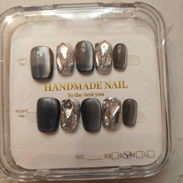 10片装高端法式纯正性感手工假指甲（Tiktok/Temu仅支持自提）-1