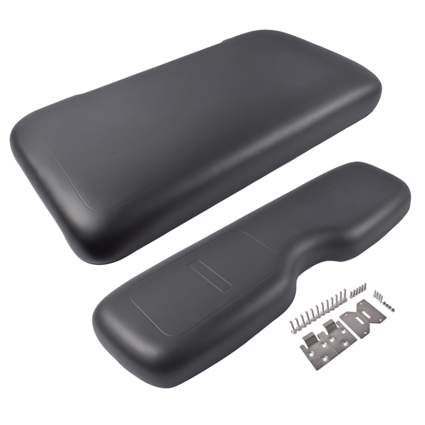 坐垫套装 Golf Cart Front Seat Bottom Cushion & Seat Back Replacement for EZGO TXT 1994-2013 71611-G02 71751-G01 71751-G04-2