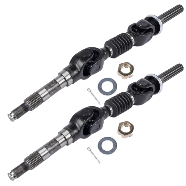 驱动轴 2Pcs Rear Axle Fits for Kubota RTV900 1100 1140 CPX Orange 4x4 All Years-3