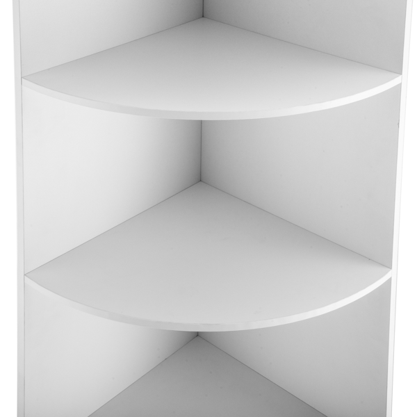 15厘E0刨花板麻面 转角三层1门一抽 沙龙柜 白色-12